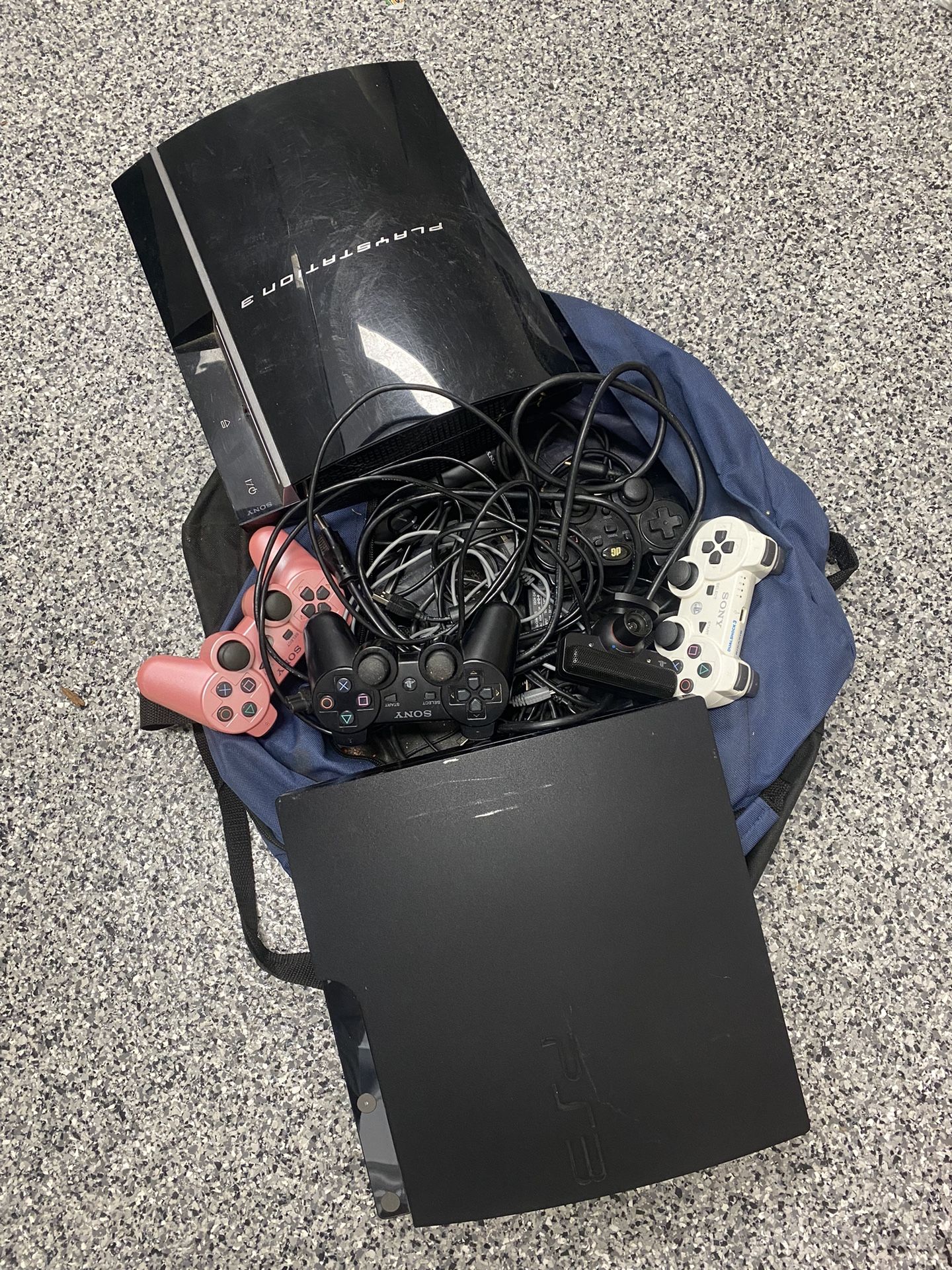 2 PS3 Consoles , Controls And Extra.
