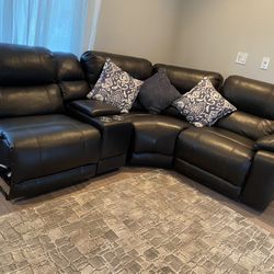 Leather couch
