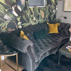 Velvet 3-Seater Couch HD Buttercup/Timothy Oulton