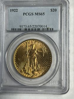 Saint Gaudens Double Eagle. -  1oz. Gold Coin $4500