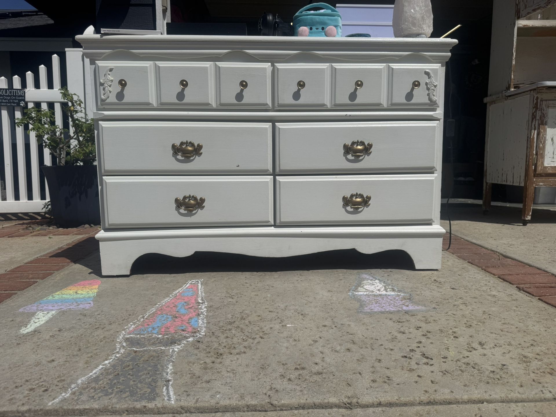 Antique White Dresser!