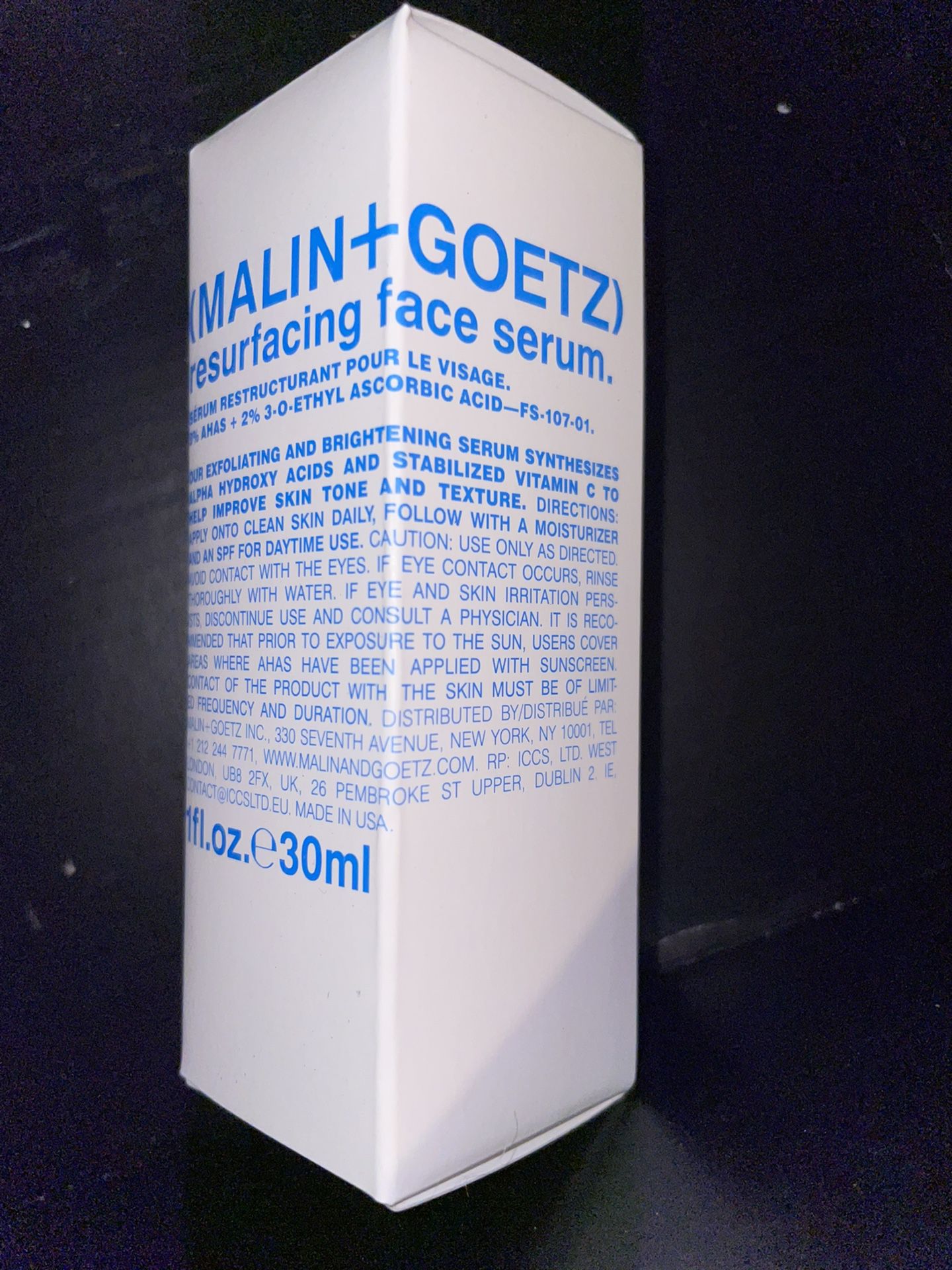 Making Goetz Resurfacing Face Serum