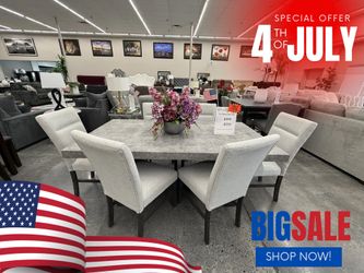 7 PC DINING TABLE