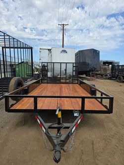 Brand New Utility Trailer!!! 84" wide x 14' long