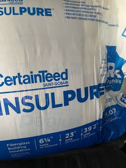 Certainteed insulation r19  brand new