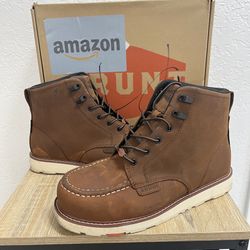 Brunt Marin F2413-18 Work Boot 10.5 6" Waterproof Comp Toe Slip & Oil Resistant