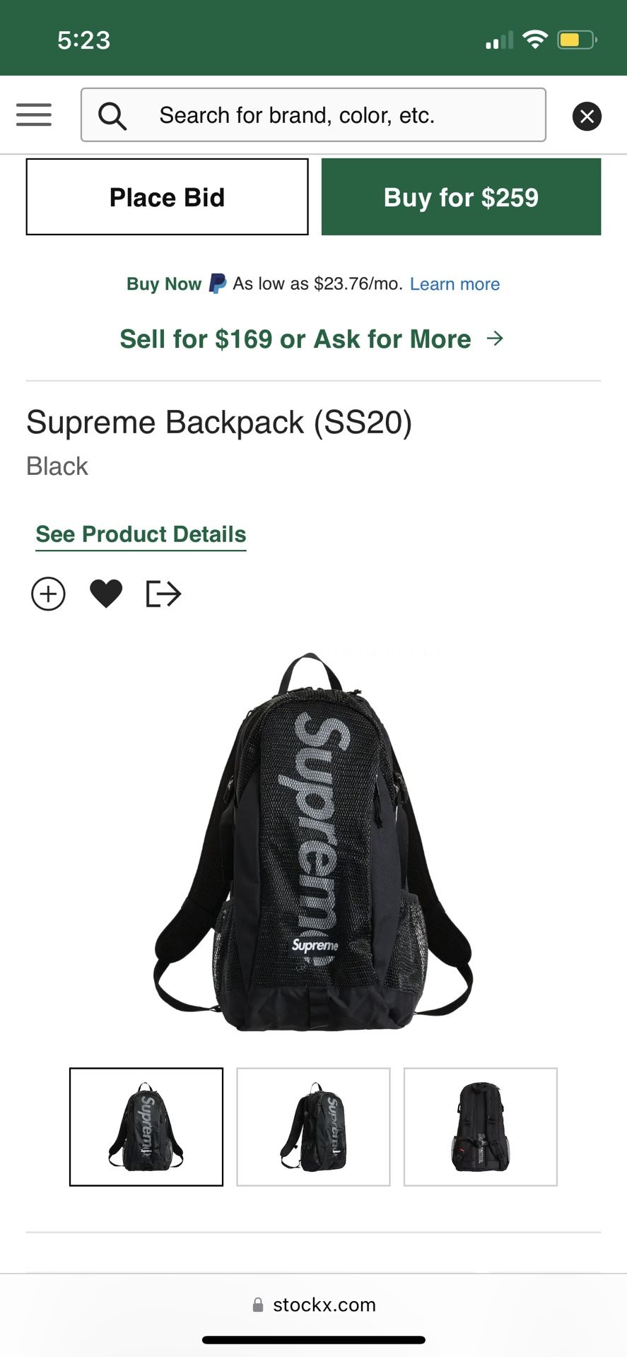The Supreme Backpack (SS20)