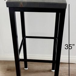 Pottery Barn Bar Stools Swivel Bar/Kitchen Chairs Metal Frame with Footrest. Solid & Sturdy High Quality (3 Set $250). EXCELLENT Condition. 