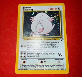 Chansey Holo 3/130 – Base Set 2 (2000) – Vintage WOTC MP