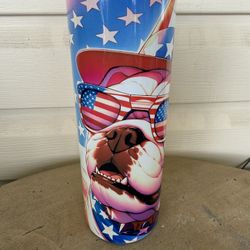 4th Bulldog Tumbler 