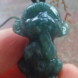 Jadeite Jade Dog Green Dog Pendant 