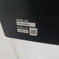 SONY TV OLED  XR-65a80j 