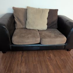 Brown Leather Couch