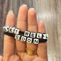 Adjustable Get Well Soon Bracelet 