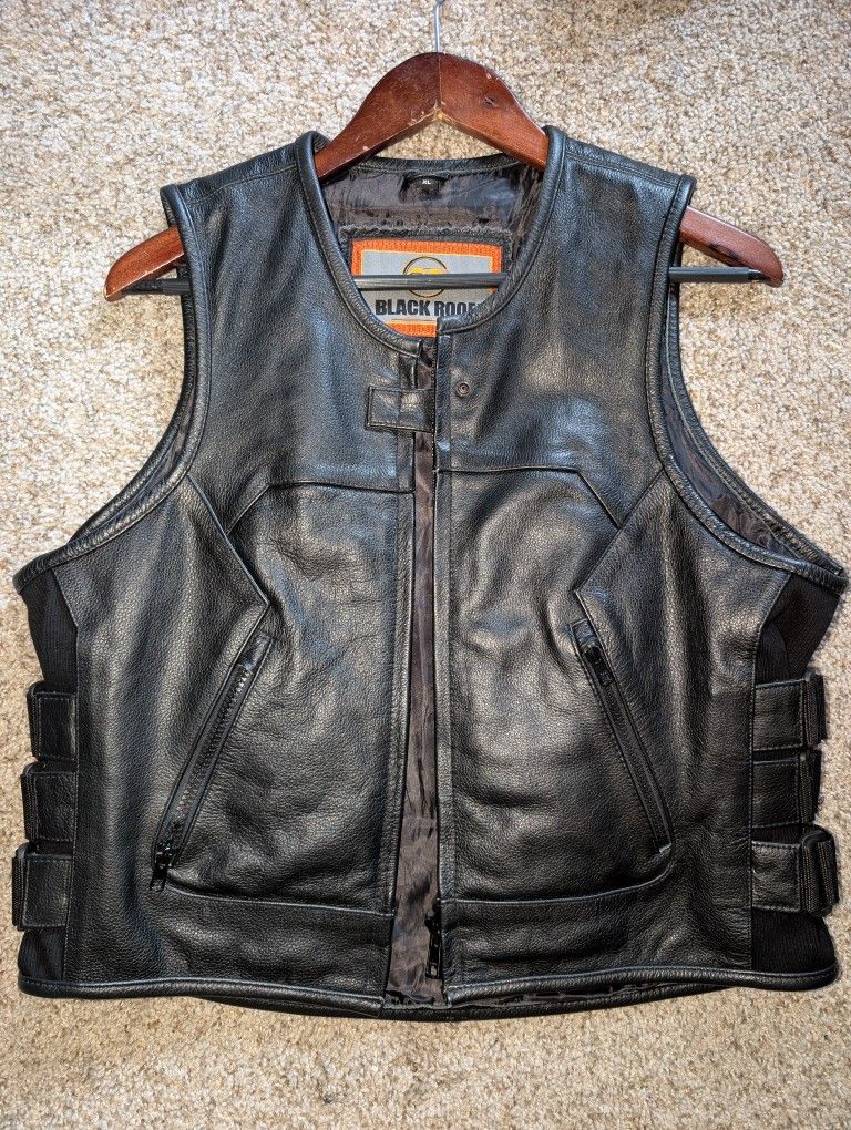 Leather Cut, Motorcycle Vest