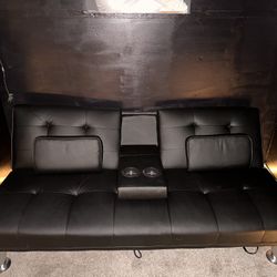 Futon Studio Black Couch