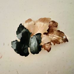 Golden Leaf Brooch