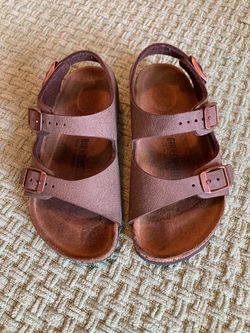Birkenstock Kids Roma Mocha Brown Sandal eu26