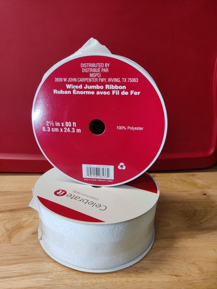 New Never Used Christmas Ribbon