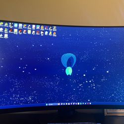 31.5 Dell Monitor 164hz LED Curved Freesync