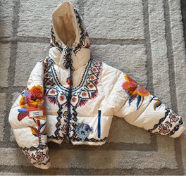 Farm Rio puff coat, brand new with tags