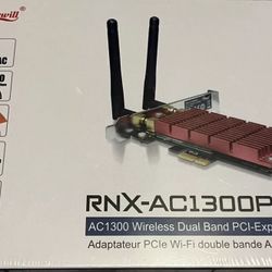 Rosewill RNX-AC1300PCE AC1300 Wireless Dual Band PCI-Express Adapter NEW