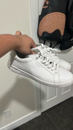 all white coach shoes MENS