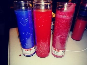 Iberia Tall Candles LOT of 3