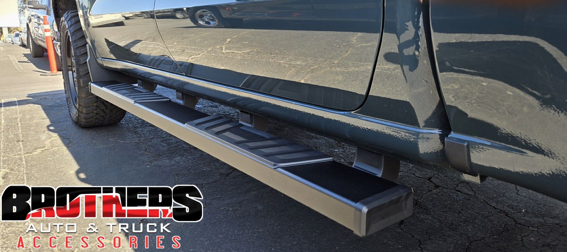Running Board Side Step Estribos Trifold Tapas para Trocas