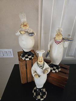 Adorable chef trio