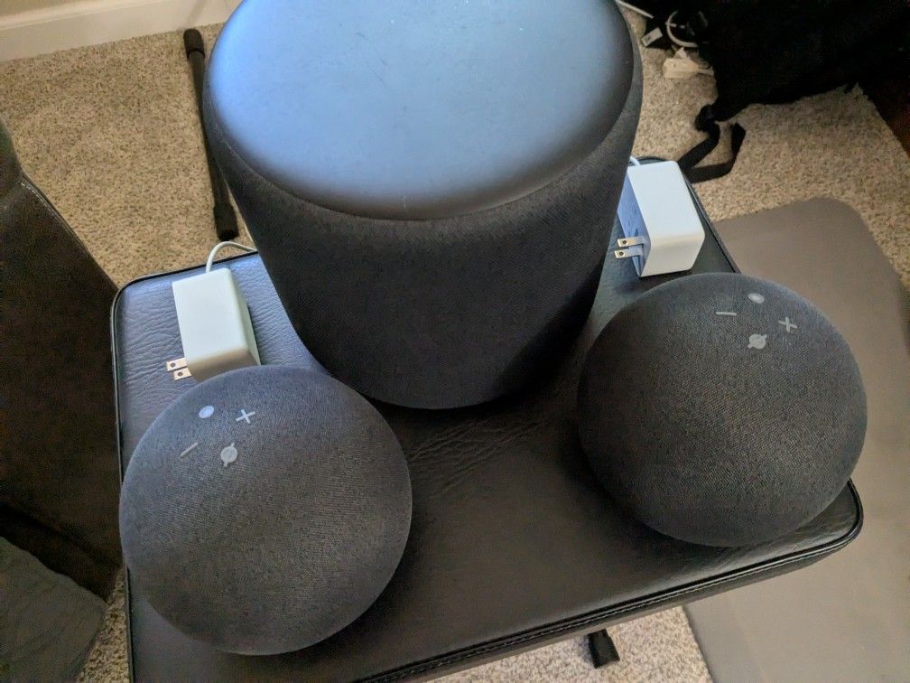 Echo Speakers Pair + Echo Sub