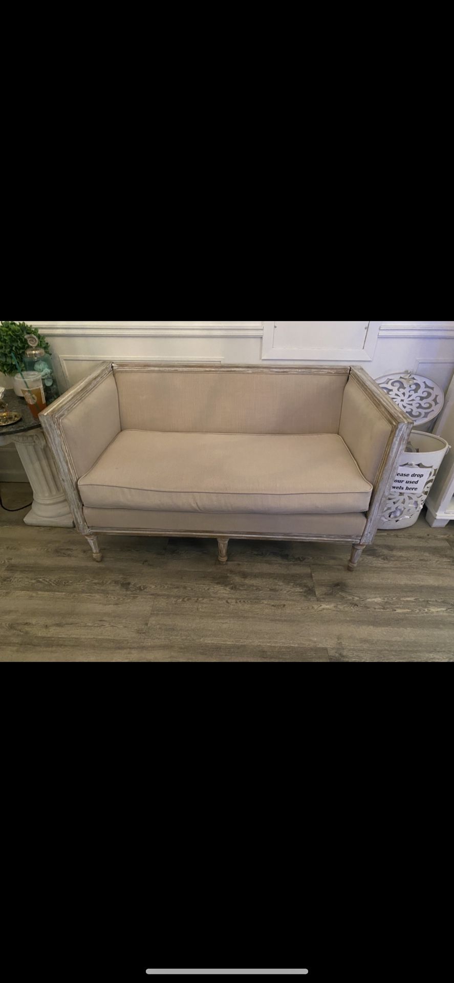 Loveseat Sofa - Tan color
