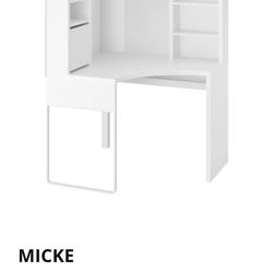 White Corner Desk From IKEA 