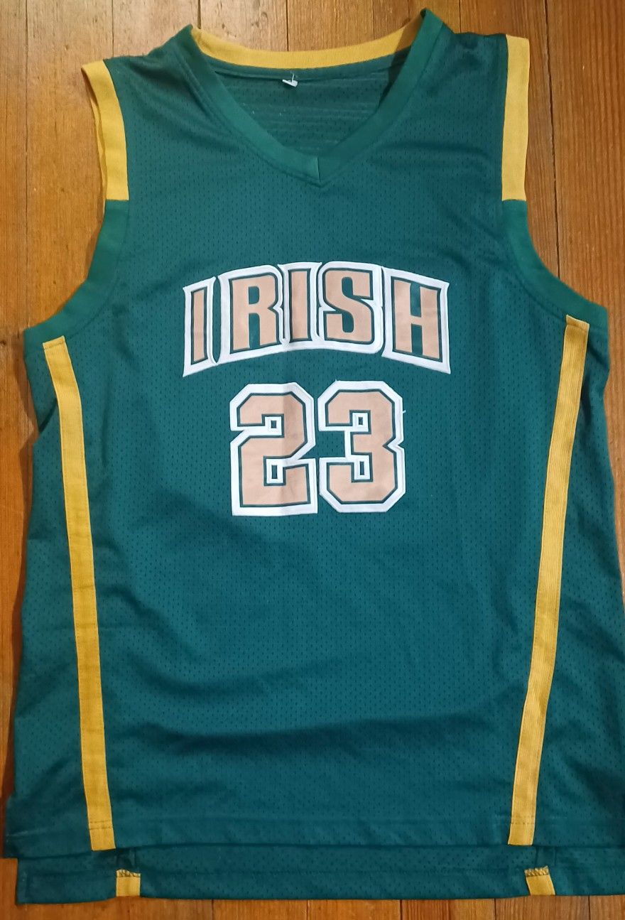 Lebron James Jersey Size Medium St Vincent Irish Basketball Team 23  Stitched 