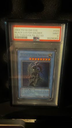 Yugioh Black Luster Soldier SYE 1st Ed PSA 9