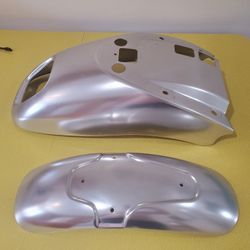 2002-2003 Harley Vrod Polished Aluminum Fenders - Front and Rear