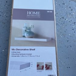 Decorative Shelf ( white )