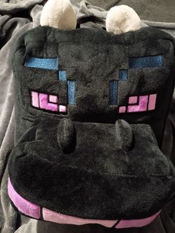 Minecraft Ender Black Dragon Plush Backpack 12.5 "