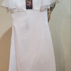 White Dress Size Six $8