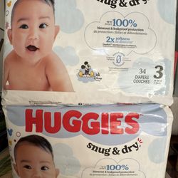 Huggies Snug & Dry Diapers Size 3