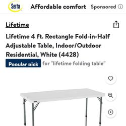 Adjustable Indoor/Outdoor Table 