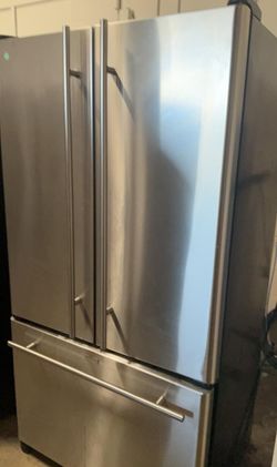 Kitchen Aid 3 Door Stainless Steel Refrigerator Fridge
