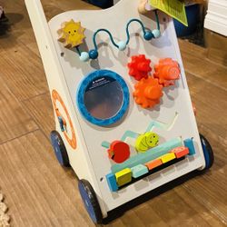 Baby Wooden Activity Walker Toy 