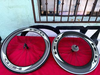 2010/2012 HED Stinger 6/9 Carbon Tubular wheelset