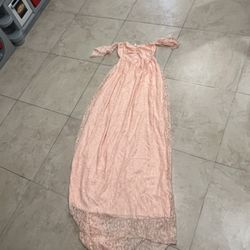 Long Pink Dress 