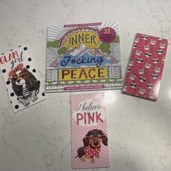 Animal Notepads And Inner Fcking Peace Coloring Book