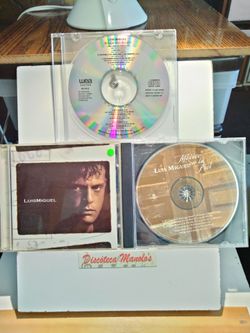 LUIS MIGUEL 3 CDS USADOS EN EXC COND CAJA ABIERTA
