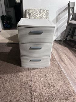 Large Sterilite 3-Drawer Plastic Storage Tower