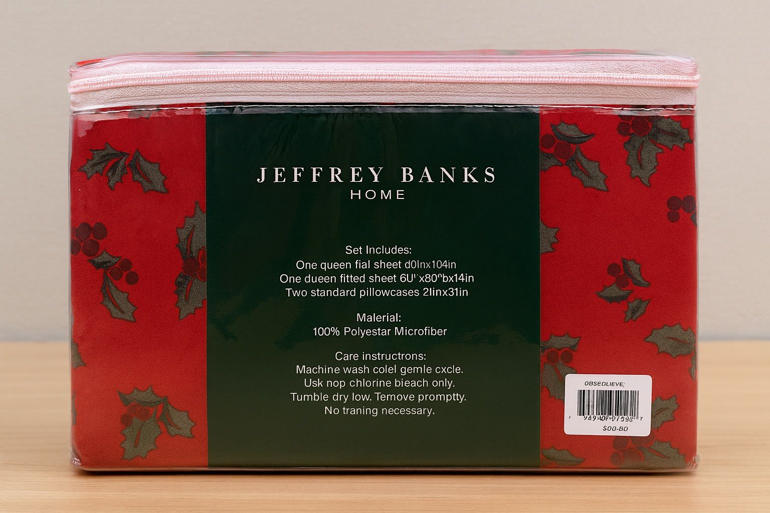New Jeffrey Banks Queen Microfiber Sheet Set