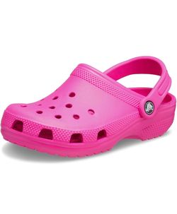 Kid Crocs Classic Clog in Hot Pink